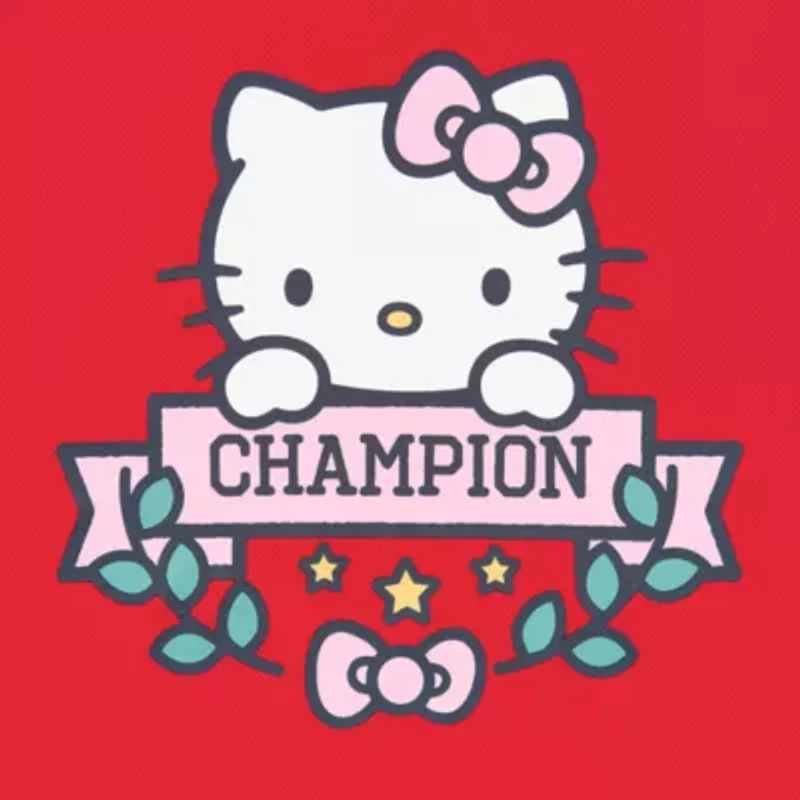 Hello Kitty Jersey Womens Juniors Short Sleeve