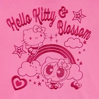 Hk X Ppg Hoodie Womens Juniors Long Sleeve Hello Kitty Fleece Zipper