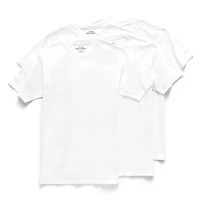 Stafford Heavyweight Cotton Mens 4 Pack Short Sleeve Crew Neck T-Shirt