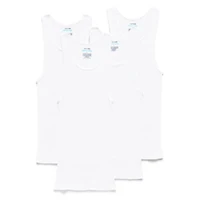 Stafford Dry + Cool Mens Round Neck Sleeveless Quick 4 Pack Tank