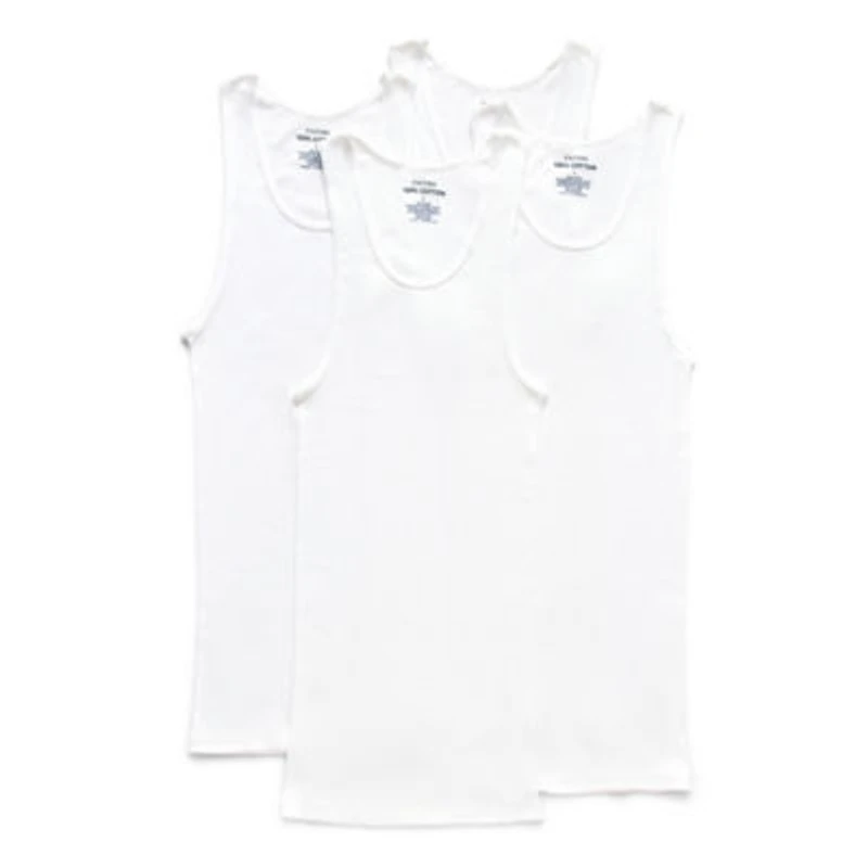 Stafford Super Soft Cotton Mens Sleeveless 4 Pack Tank