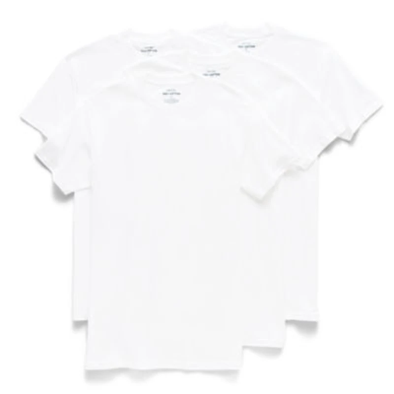 Stafford Super Soft Cotton Mens 4 Pack Short Sleeve Crew Neck T-Shirt