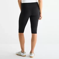 Arizona Womens Mid Rise Juniors Capri Legging