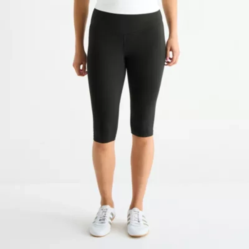 Arizona Womens Mid Rise Juniors Capri Legging