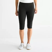 Arizona Womens Mid Rise Juniors Capri Legging