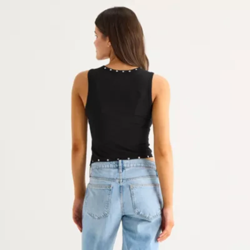 Forever 21 Womens Juniors Short Sleeve Tank Top