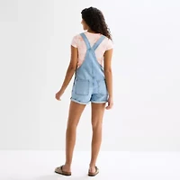 Arizona Sleeveless Womens Overalls Juniors