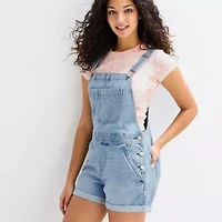 Arizona Sleeveless Womens Overalls Juniors