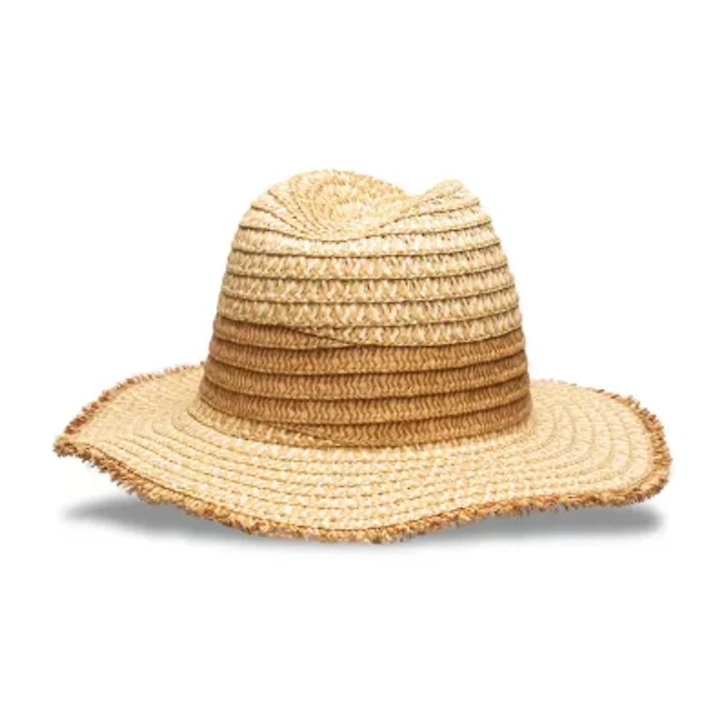 JS Jessica Simpson Straw Womens Panama Hat