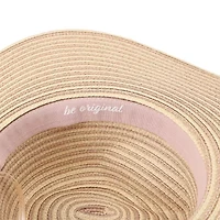 JS Jessica Simpson Stripe Shimmer Womens Floppy Hat