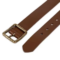 Levi's® Hammered Square Centerbar Buckle, Casual Belt, Genuine Leather Womens Belt