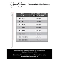 JS Jessica Simpson Casual Waist Womens Belt