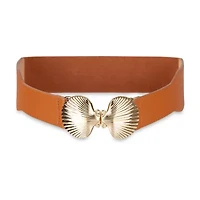 JS Jessica Simpson Skinny Elastic Stretch Waist Womens Belt