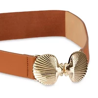 JS Jessica Simpson Skinny Elastic Stretch Waist Womens Belt