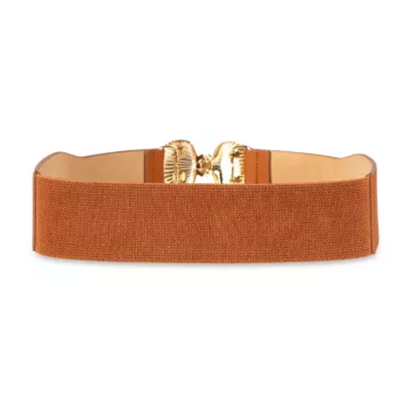 JS Jessica Simpson Skinny Elastic Stretch Waist Womens Belt