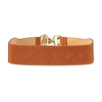 JS Jessica Simpson Skinny Elastic Stretch Waist Womens Belt