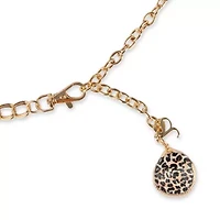 JS Jessica Simpson Shell Charm Chain Womens Belt