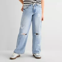 Vanilla Star Big Kid Girls Wide Leg Jean