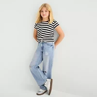 Vanilla Star Big Kid Girls Wide Leg Jean