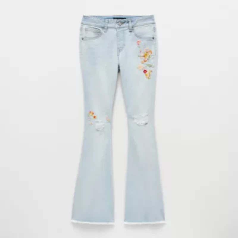 Vanilla Star Big Kid Girls Flare Leg Jean