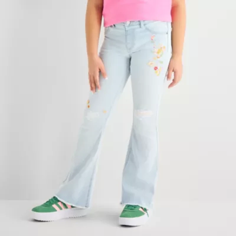 Vanilla Star Big Kid Girls Flare Leg Jean