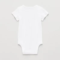 Okie Dokie Baby Unisex Round Neck Short Sleeve Rib Bodysuit