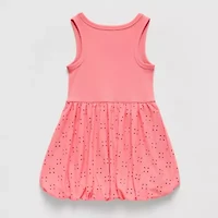 Okie Dokie Toddler & Little Girls Bubble Hem Sleeveless A-Line Dress