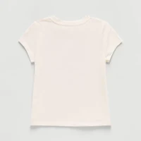 Thereabouts Little & Big Kid Girls Crew Neck Short Sleeve Classic Fit Graphic T-Shirt