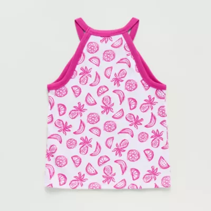 Thereabouts Little & Big Kid Girls Crew Neck Sleeveless Tank Top