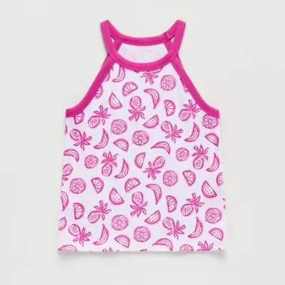 Thereabouts Little & Big Kid Girls Crew Neck Sleeveless Tank Top