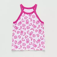 Thereabouts Little & Big Kid Girls Crew Neck Sleeveless Tank Top