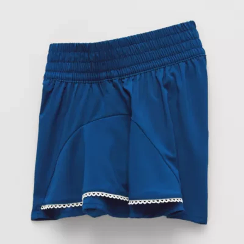 Xersion Little & Big Kid Girls Moisture Wicking Pull-On Short