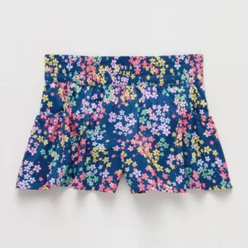 Xersion Little & Big Kid Girls Moisture Wicking Running Short