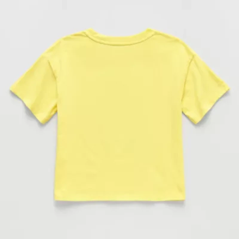 Xersion Little & Big Kid Girls Crew Neck Short Sleeve Relaxed Fit Graphic T-Shirt