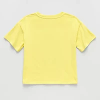 Xersion Little & Big Kid Girls Crew Neck Short Sleeve Relaxed Fit Graphic T-Shirt