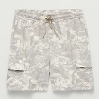 Thereabouts Cargo Little & Big Kid Boys Moisture Wicking Adaptive Easy-on + Easy-off Seated Wear Hybrid Short