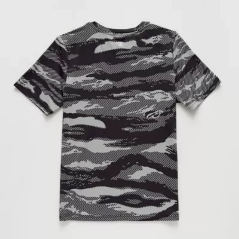 Xersion Little & Big Kid Boys Crew Neck Short Sleeve Moisture Wicking Active T-Shirt