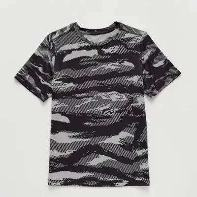 Xersion Little & Big Kid Boys Crew Neck Short Sleeve Moisture Wicking Active T-Shirt