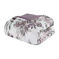 Madison Park Essentials Leena Floral Complete Bedding Set with Sheets
