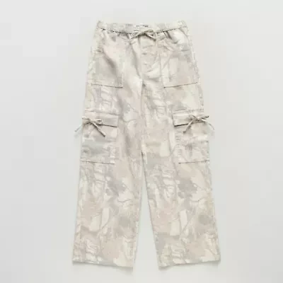 Vanilla Star Big Kid Girls Wide Leg Cargo Pant