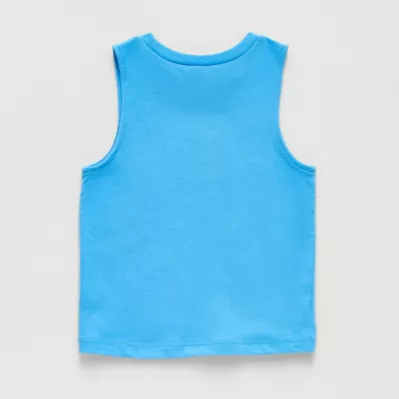 Okie Dokie Toddler & Little Boys Round Neck Sleeveless Tank Top