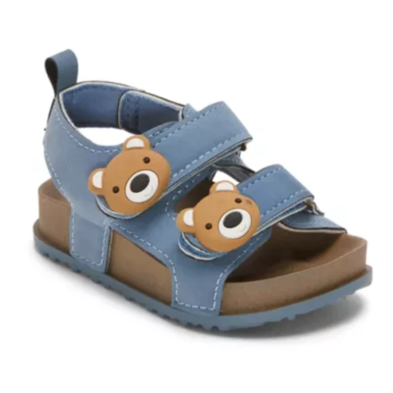First Steps By Stepping Stones Boys Footbed Sandals