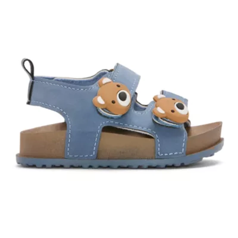 First Steps By Stepping Stones Boys Footbed Sandals