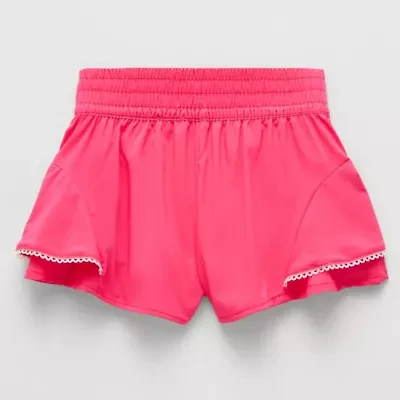Xersion Little & Big Kid Girls Moisture Wicking Pull-On Short