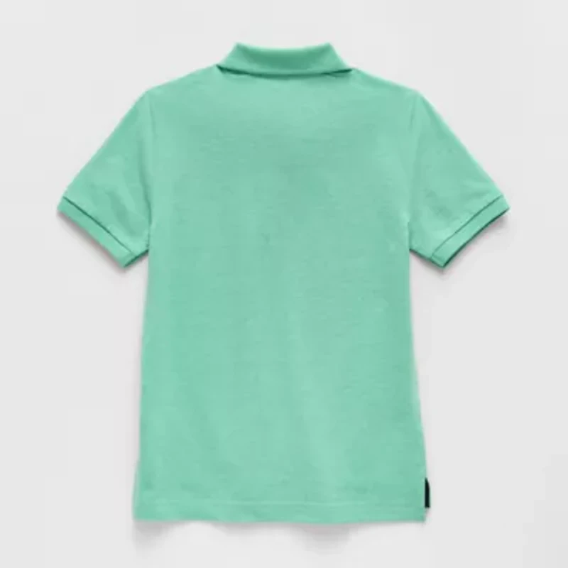 U.S. Polo Assn. Little & Big Kid Boys Short Sleeve Regular Fit Embroidered Shirt