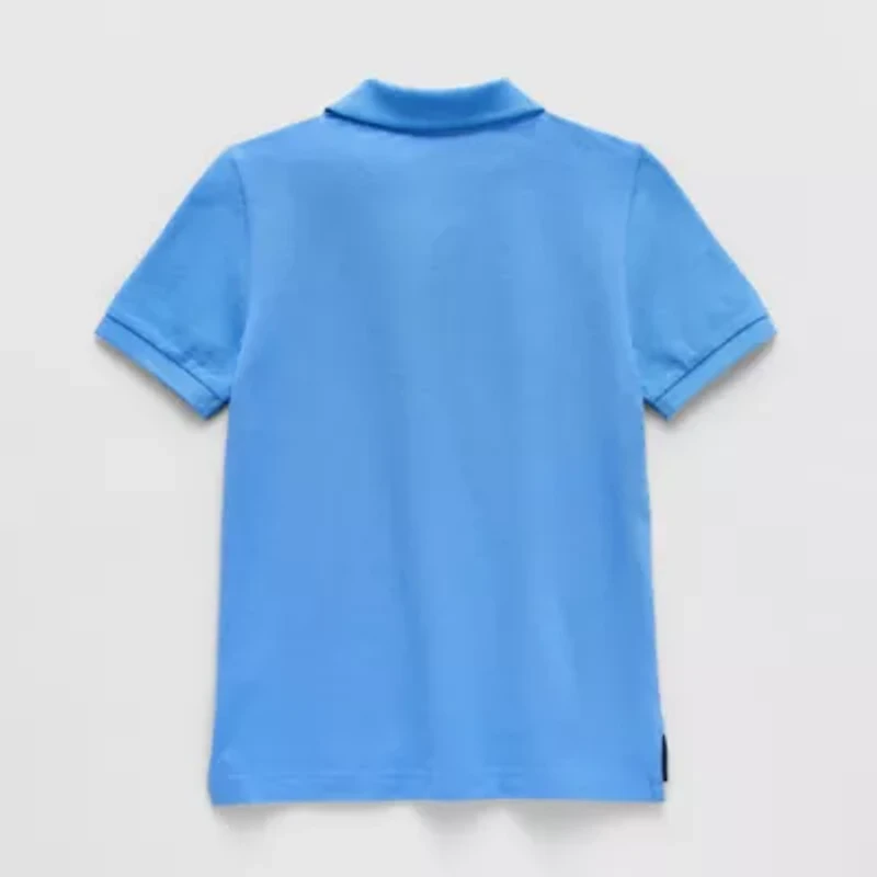 U.S. Polo Assn. Little & Big Kid Boys Short Sleeve Regular Fit Embroidered Shirt