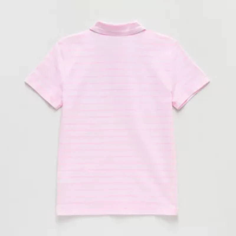 U.S. Polo Assn. Little & Big Kid Boys Short Sleeve Regular Fit Embroidered Shirt