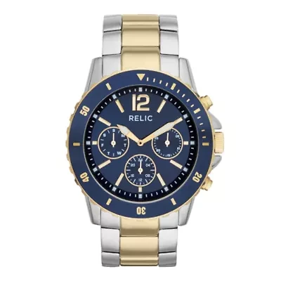 Relic® Mens Two-Tone Sport Watch ZR15772