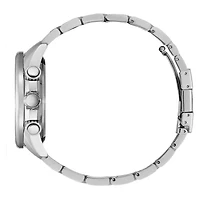 Citizen Pcat Mens Chronograph Atomic Time Silver Tone Stainless Steel Bracelet Watch - Cb5880-54l