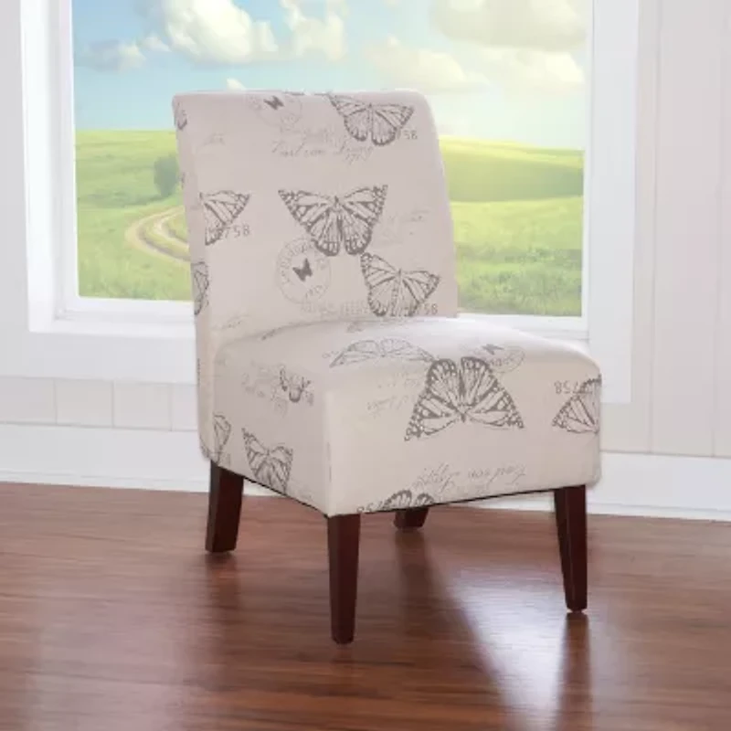Lily Butterfly Slipper Chair